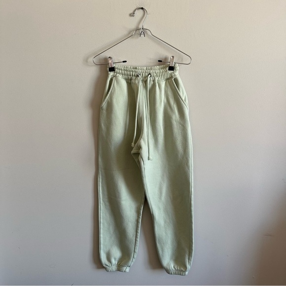 3/$20⚡️ Misguided Light Green Mint Tie Waist Jogger Sweatpants - Picture 4 of 13